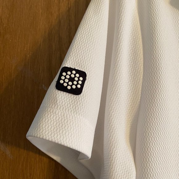 PUMA Women's White Dry Cell Golf Polo - Size: Large - Picture 5 of 6